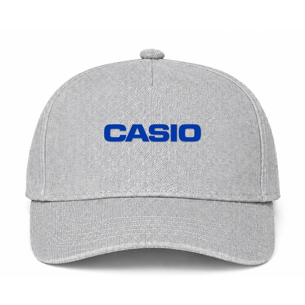 Casio Logo Gray Dad Baseball Cap Hat