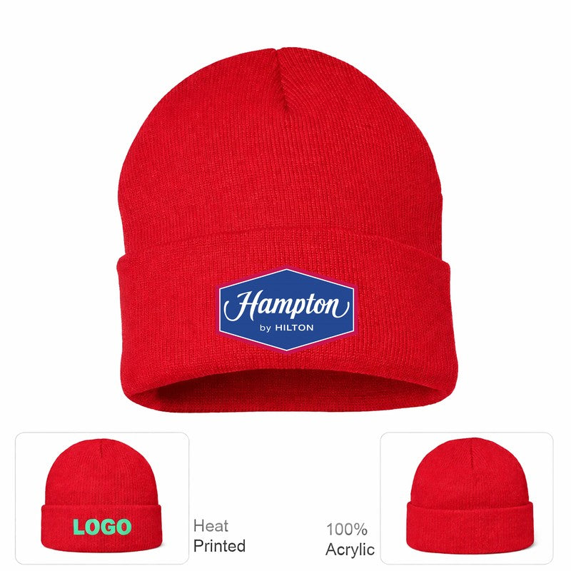 Hampton Red Beanie Hat
