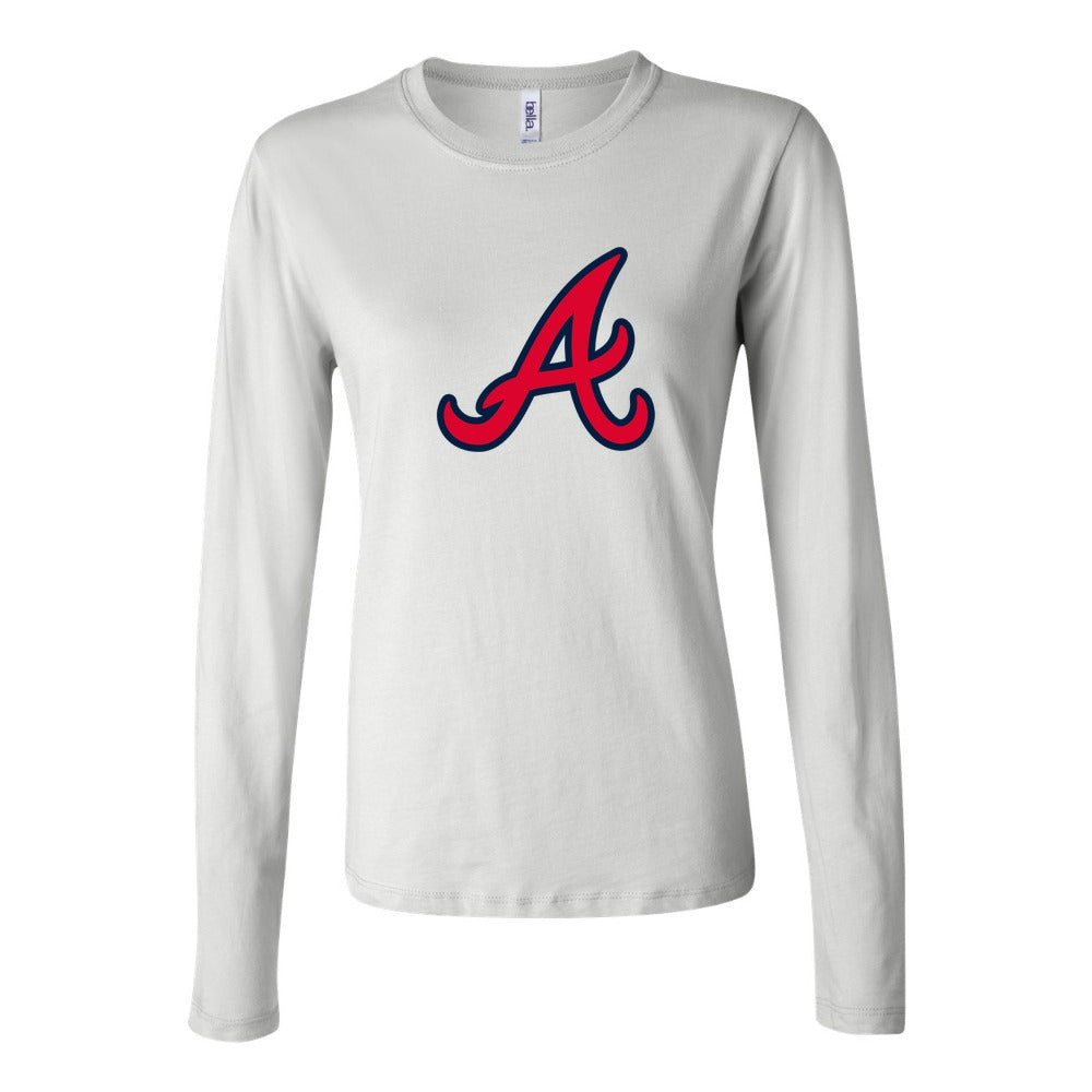 Women's Atlanta Braves Long Sleeve T-Shirt - White