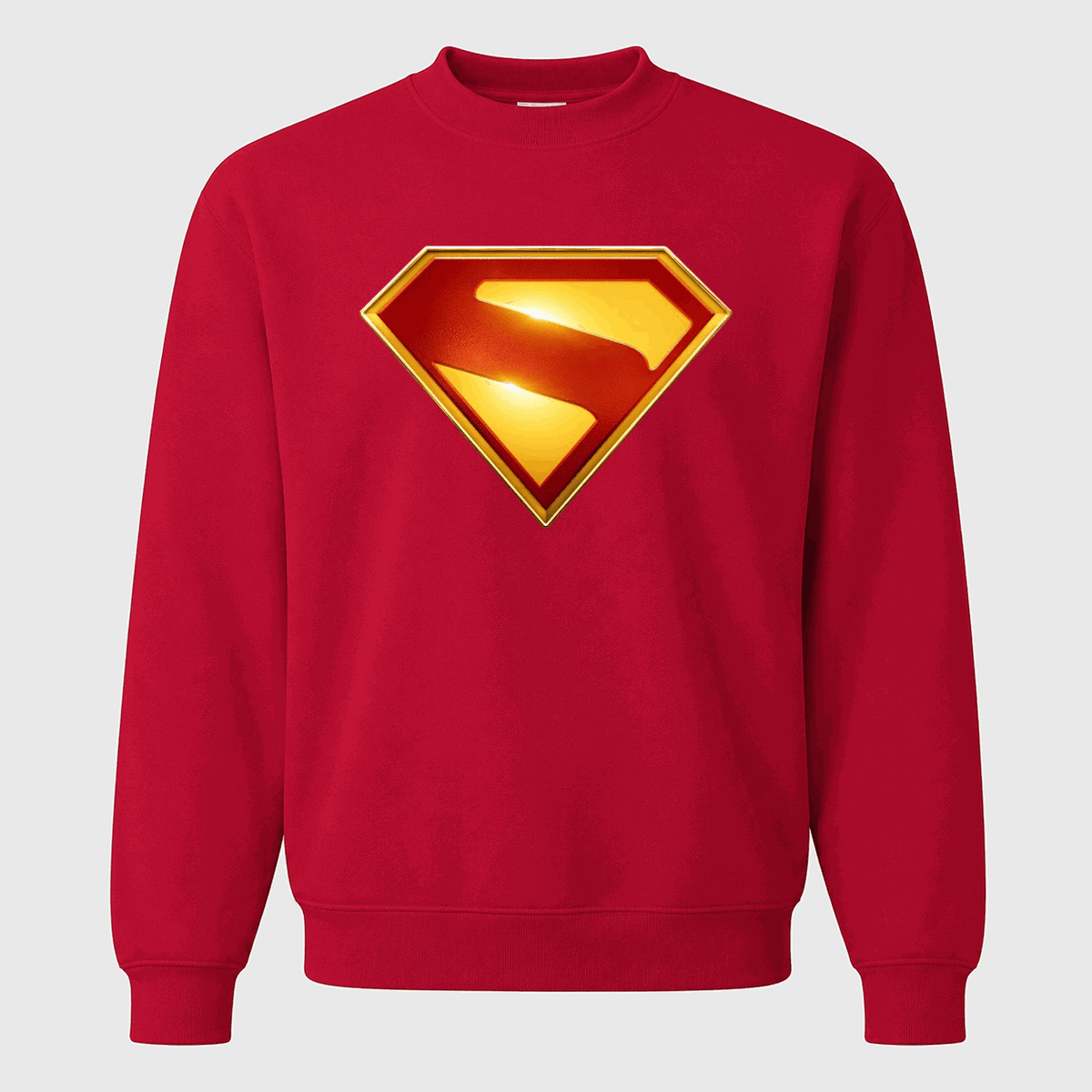 Men's Superman 2025 Crewneck Sweatshirt - Red