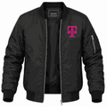 Men's T-Mobile Lightweight Bomber Jacket - Black