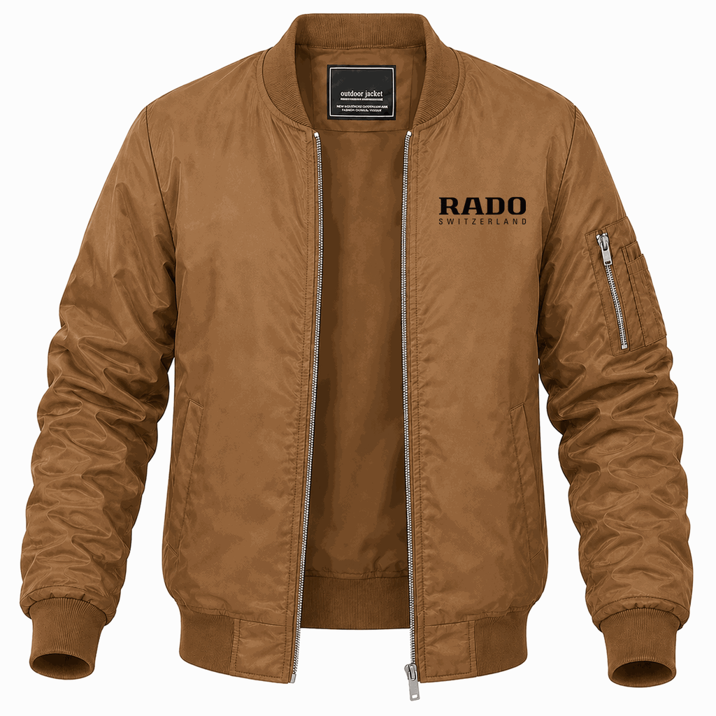 Men's Rado Lightweight Bomber Jacket - Brown
