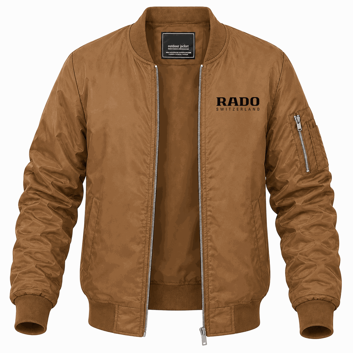 Men's Rado Lightweight Bomber Jacket - Brown