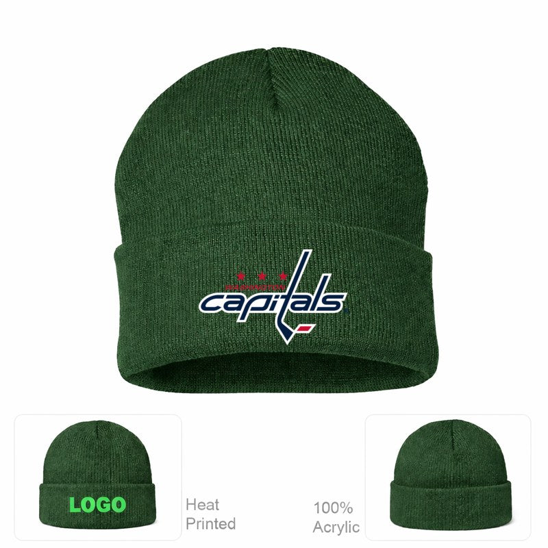 Washington Capitals Forest Green Beanie Hat