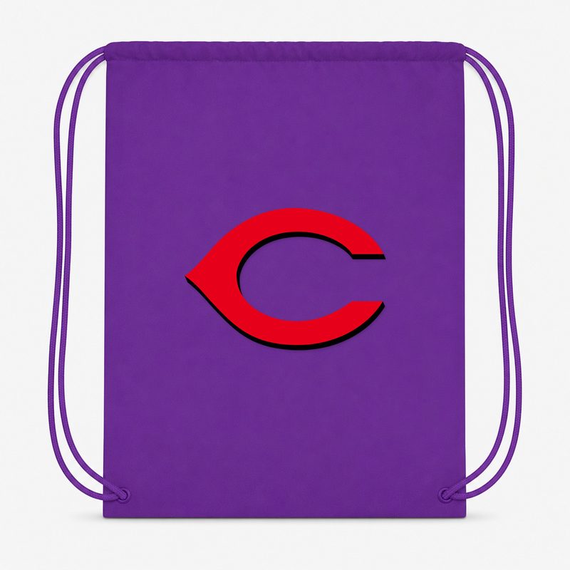 Cincinnati Reds Drawstring Bag - Purple