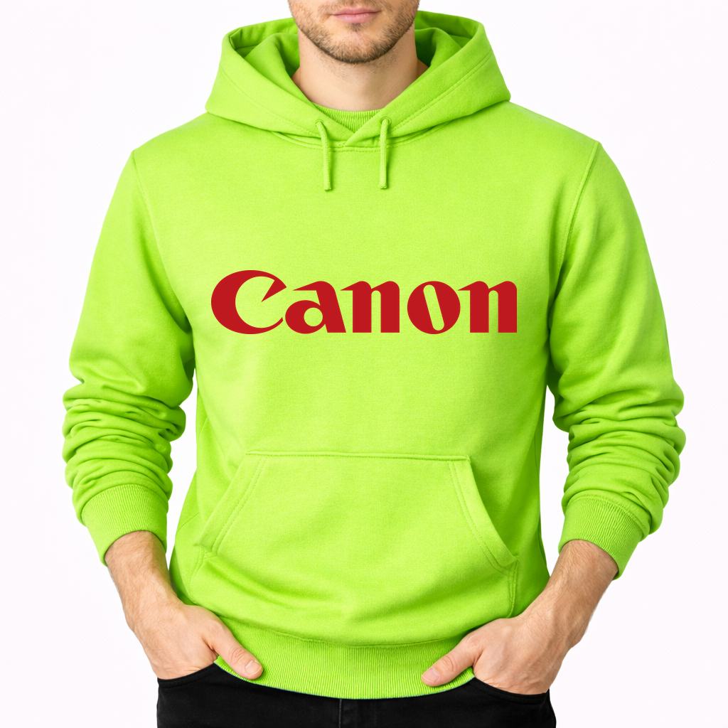 Men's Canon Inc Pullover Hoodie - Lime green