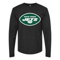 Men's New York Jets Long sleeves Cotton Blend T-Shirt - Black