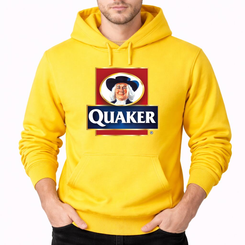Men's Quaker Food Pullover Hoodie - Yellow