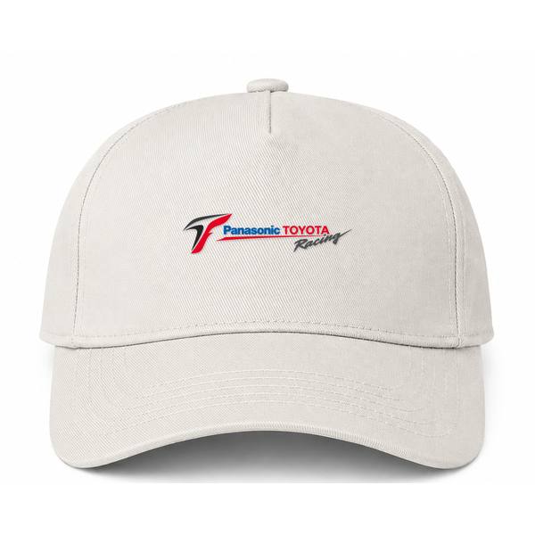 Panasonic Toyota Racing Beige Dad Baseball Cap Hat