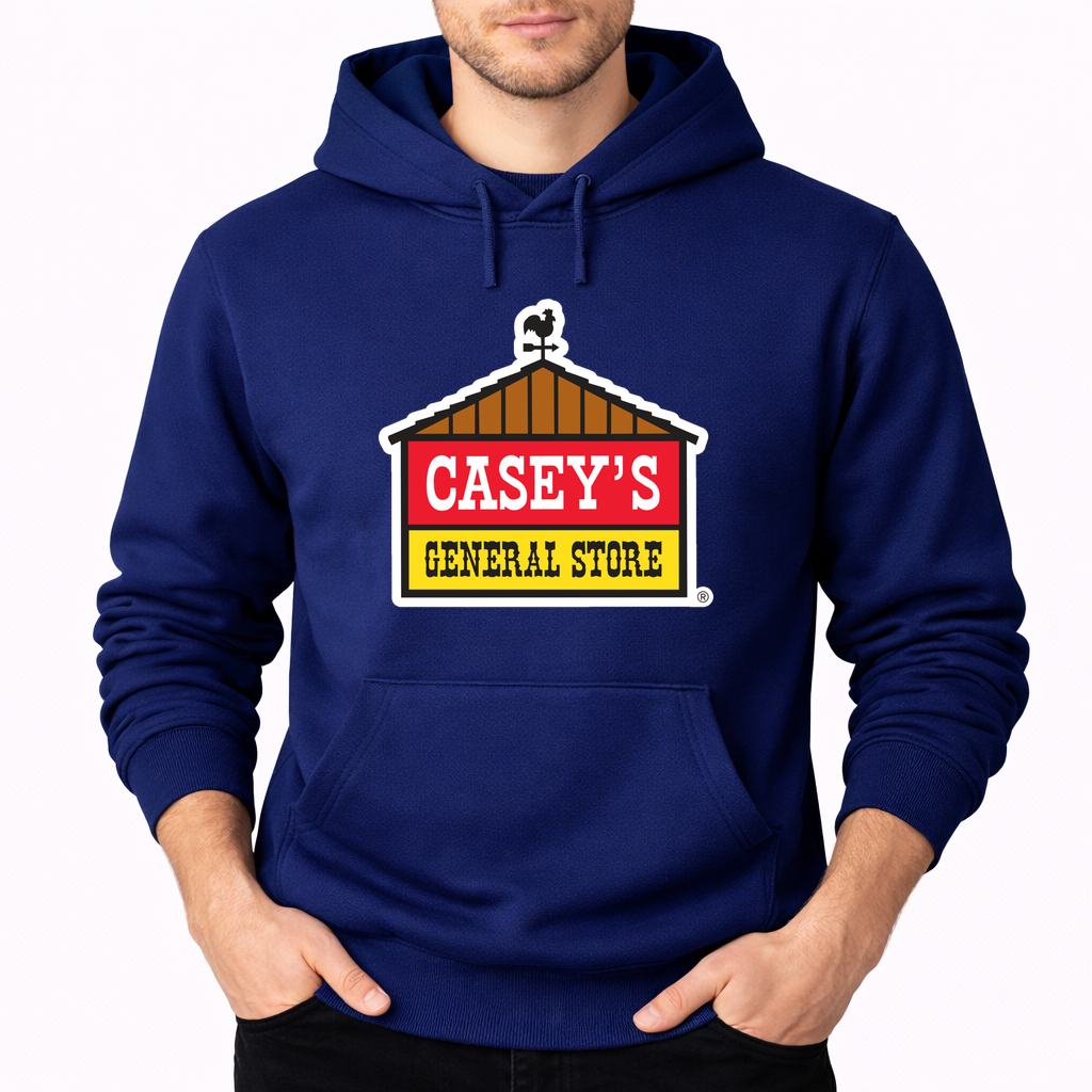 Men's Casey's General Stores Pullover Hoodie - Navy