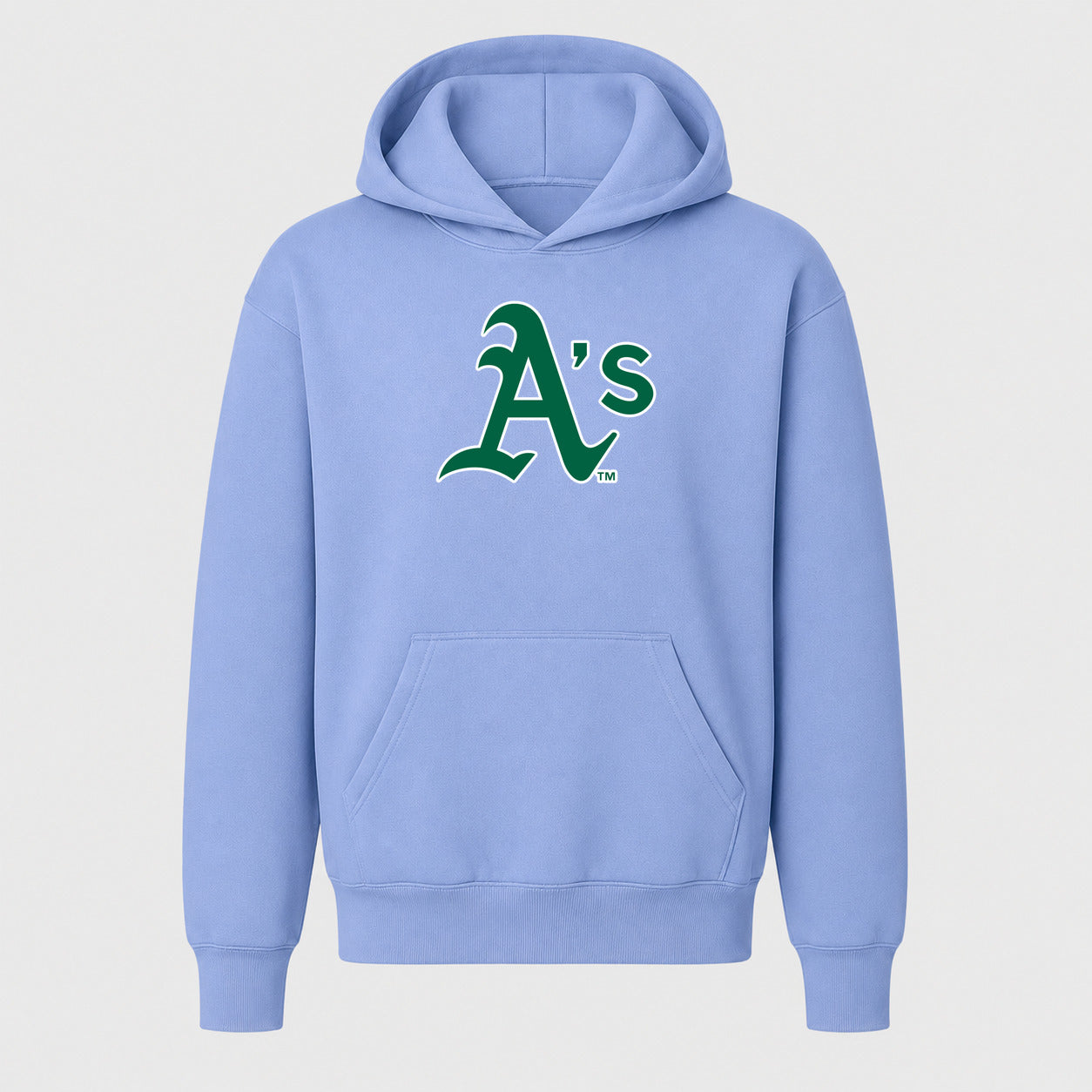 Youth Oakland Athletics Pullover Hoodie - Light Blue