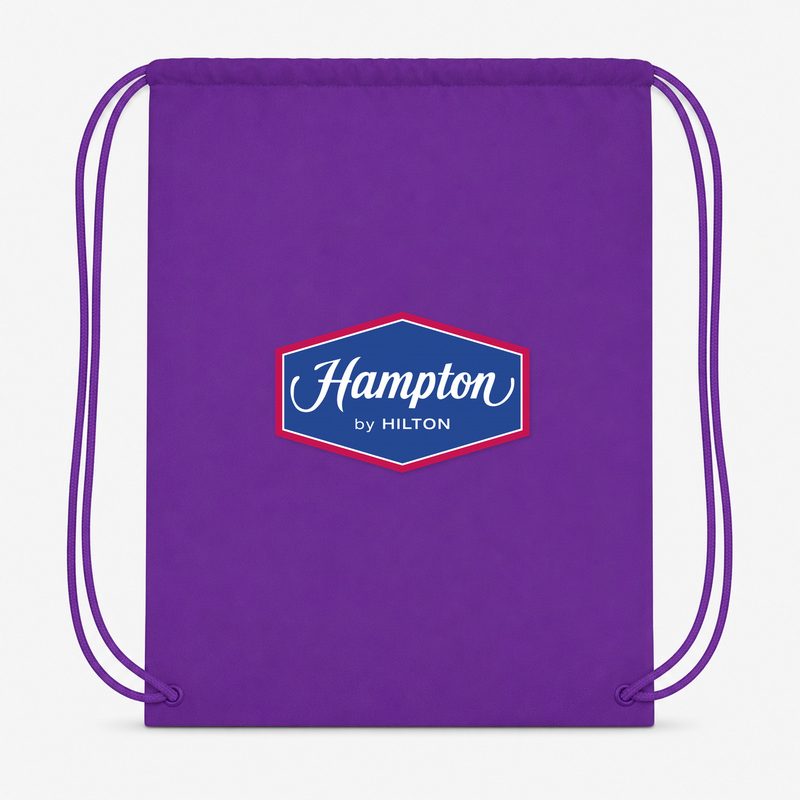 Hampton Drawstring Bag - Purple
