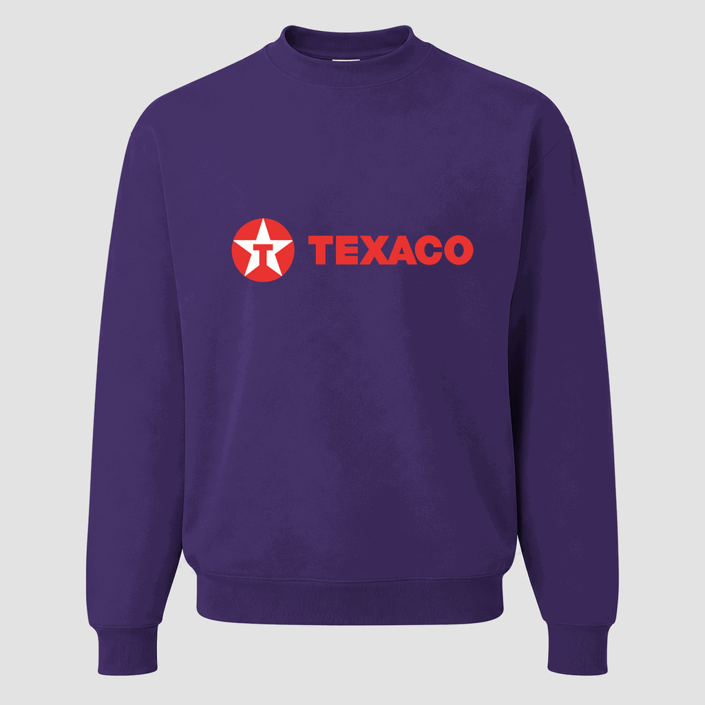 Men's Texaco Crewneck Sweatshirt - Purple