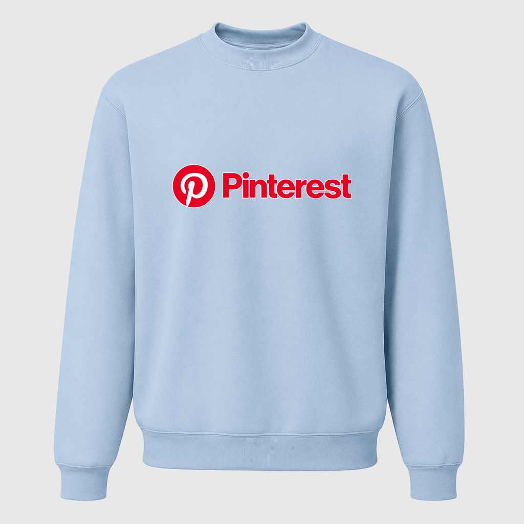 Men's Pinterest Crewneck Sweatshirt - Sky Blue