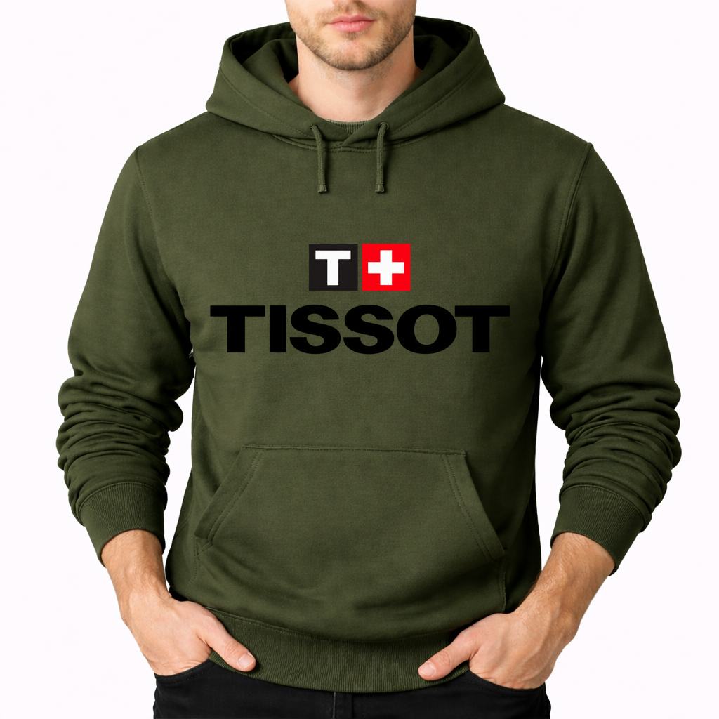 Men's Tissot Pullover Hoodie - Army Green