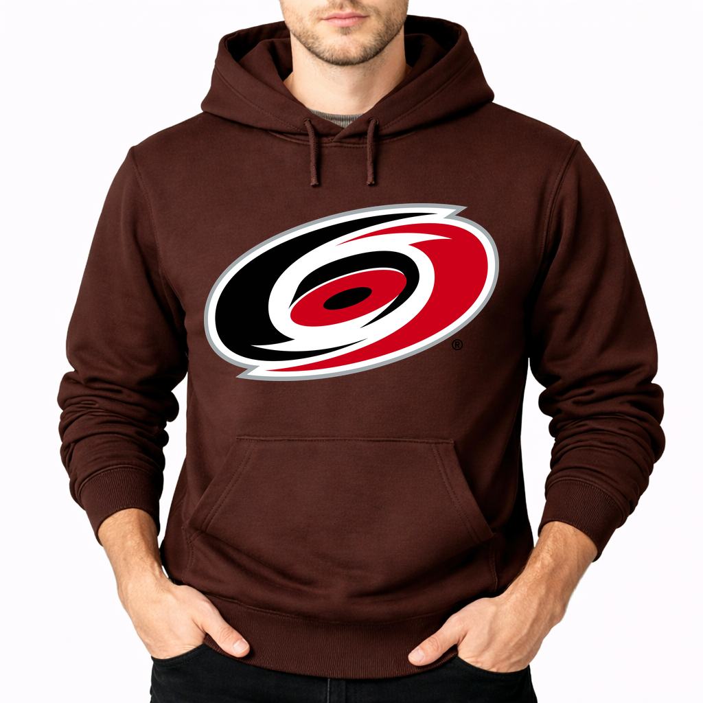 Men's Carolina Hurricanes Pullover Hoodie - Brown
