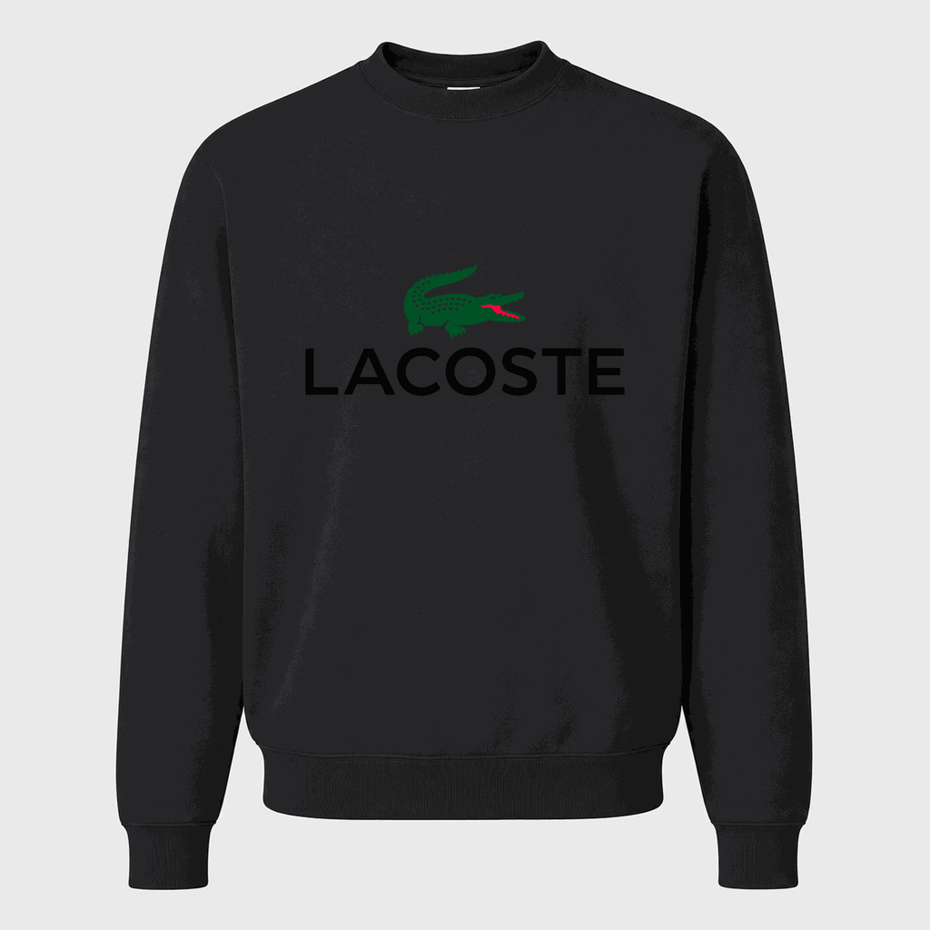 Men's Lacoste Crewneck Sweatshirt - Black