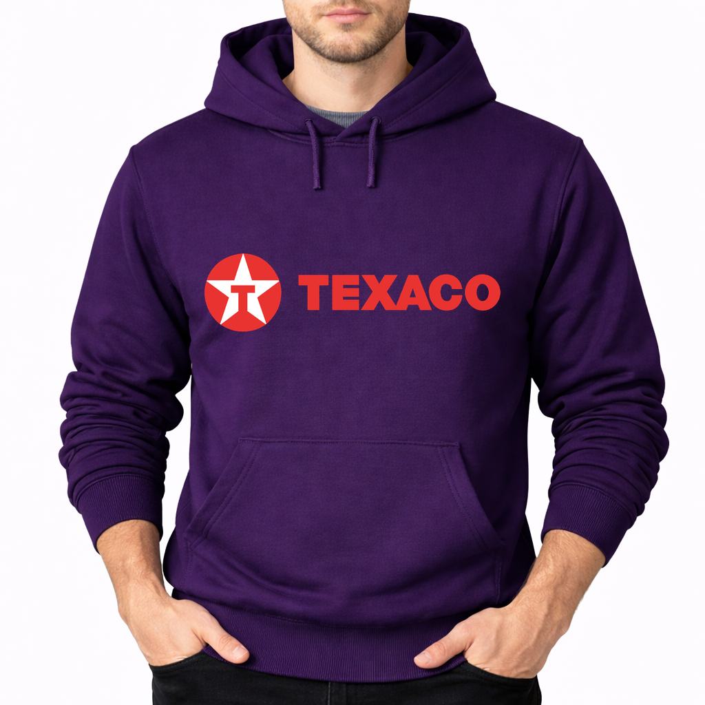 Men's Texaco Pullover Hoodie - Purple