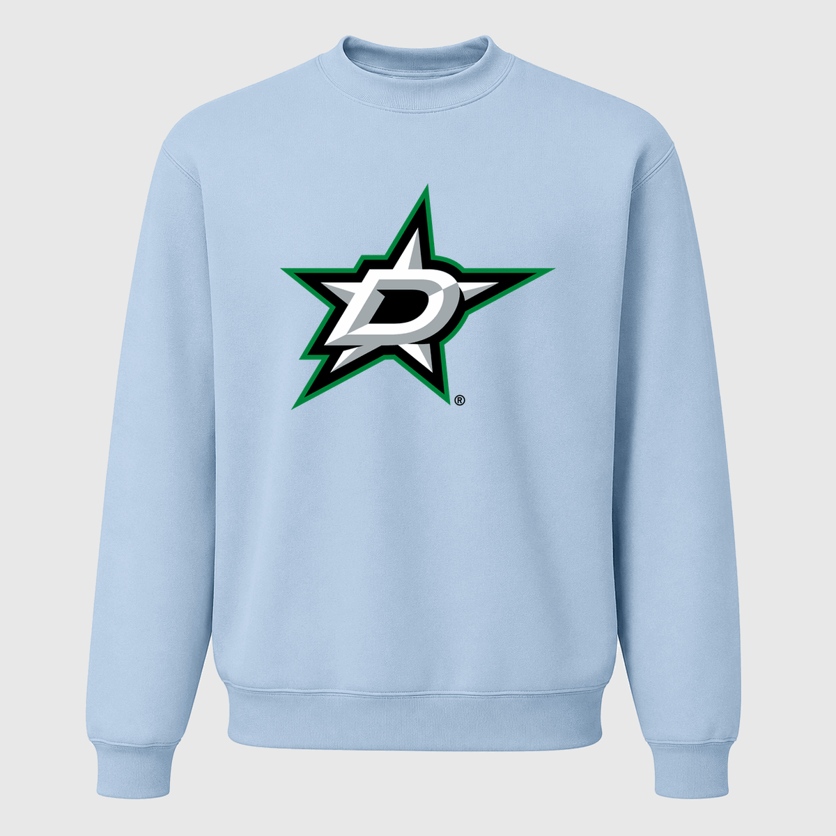 Men's Dallas Stars Crewneck Sweatshirt - Sky Blue