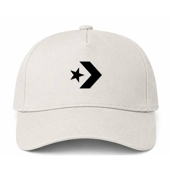Converse Logo Beige Dad Baseball Cap Hat