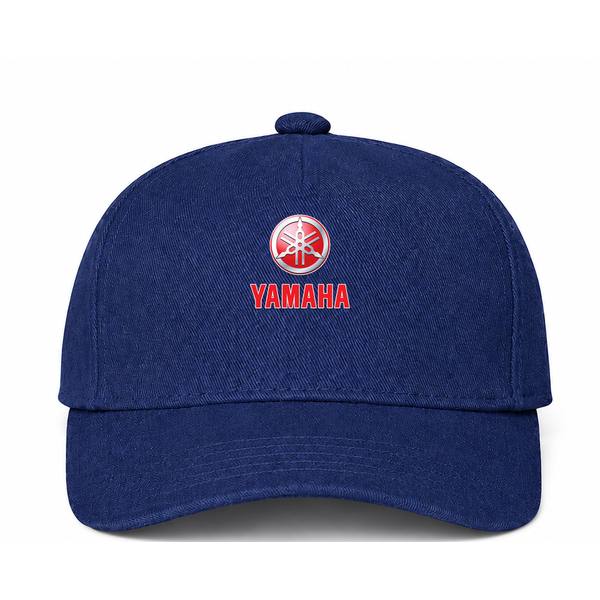 Yamaha Logo Navy Dad Baseball Cap Hat