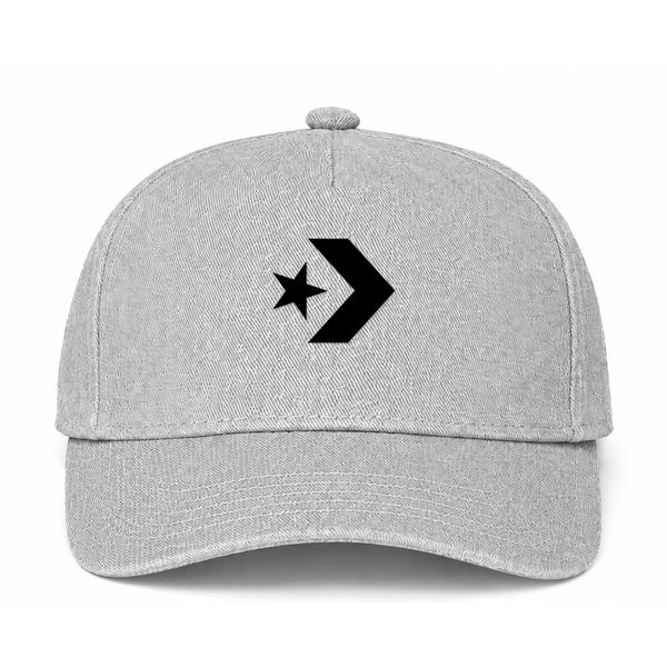Converse Logo Gray Dad Baseball Cap Hat