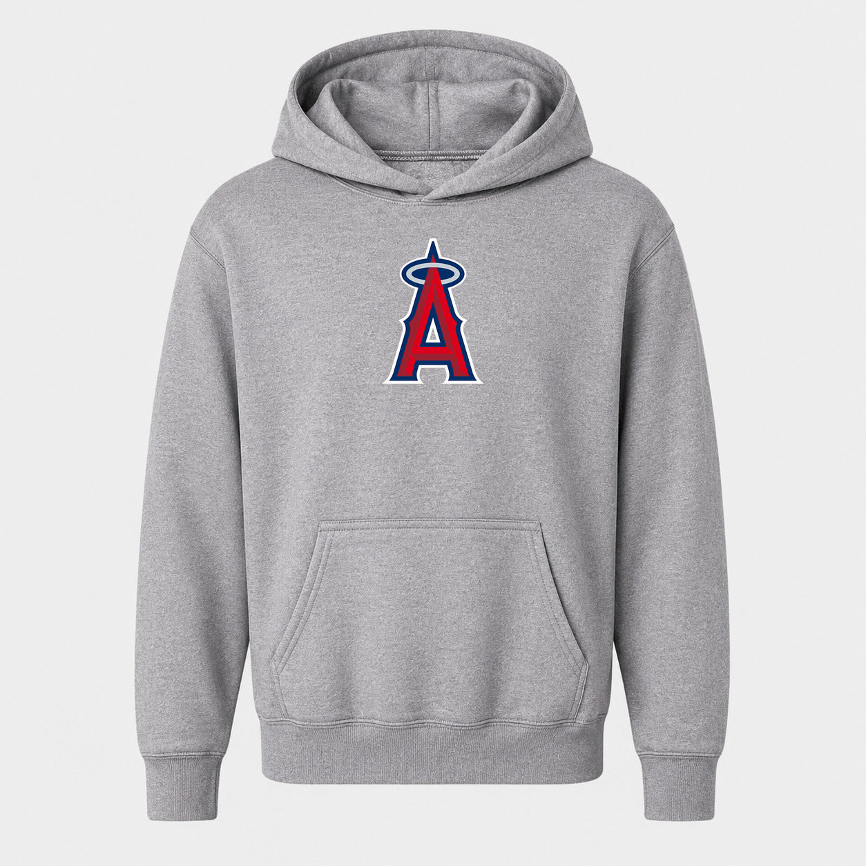 Youth Los Angeles Angels Pullover Hoodie - Gray