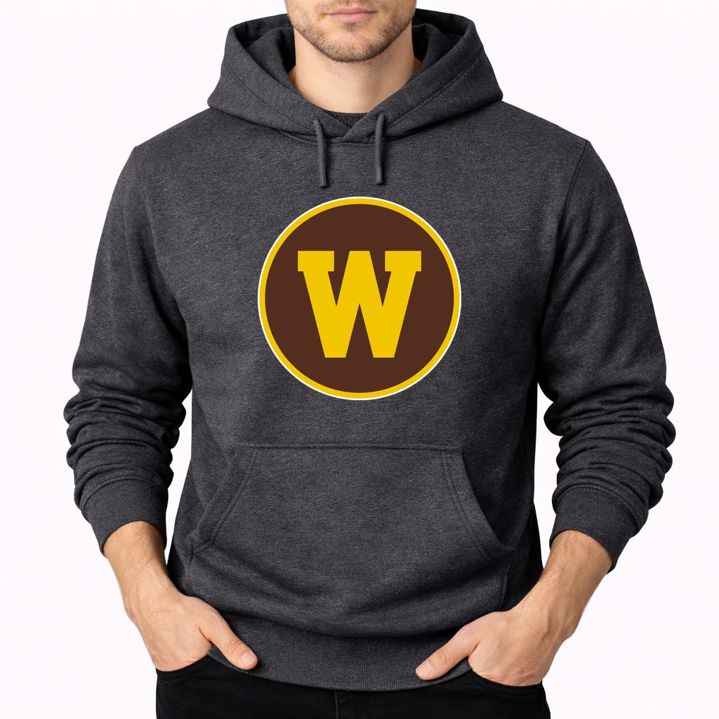 Men's Western Michigan Broncos Pullover Hoodie - Charcoal
