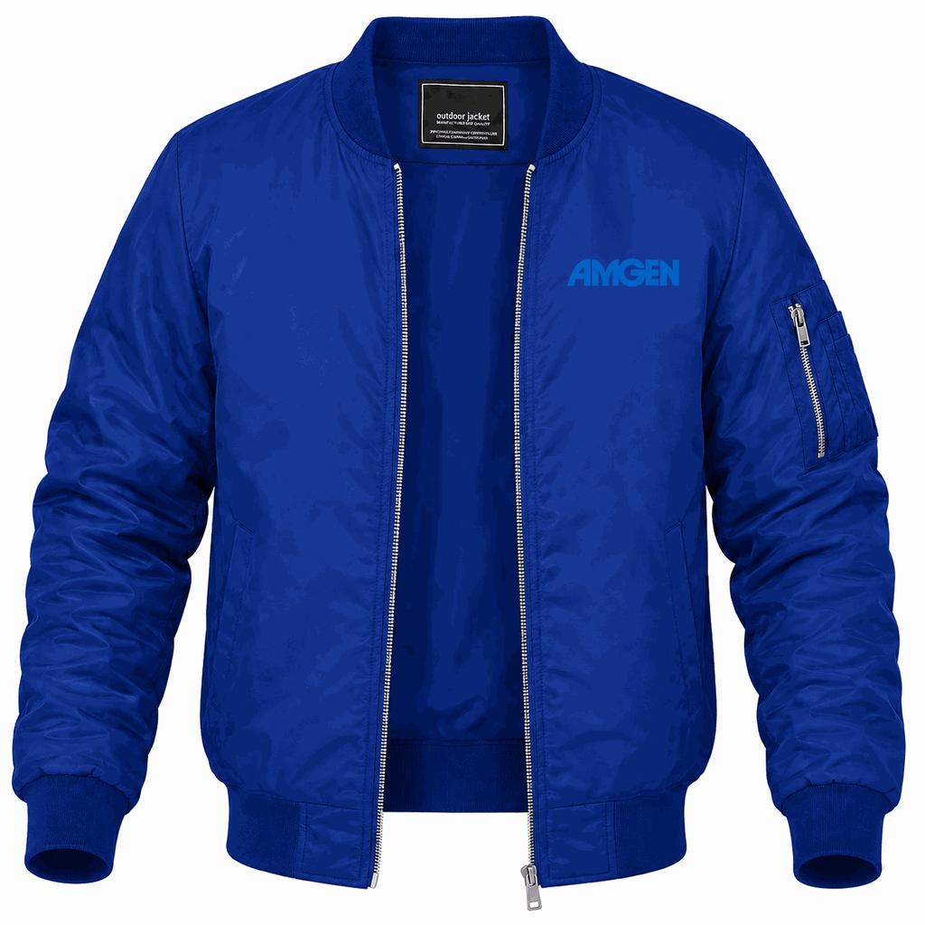 Men's Amgen Lightweight Bomber Jacket - Blue