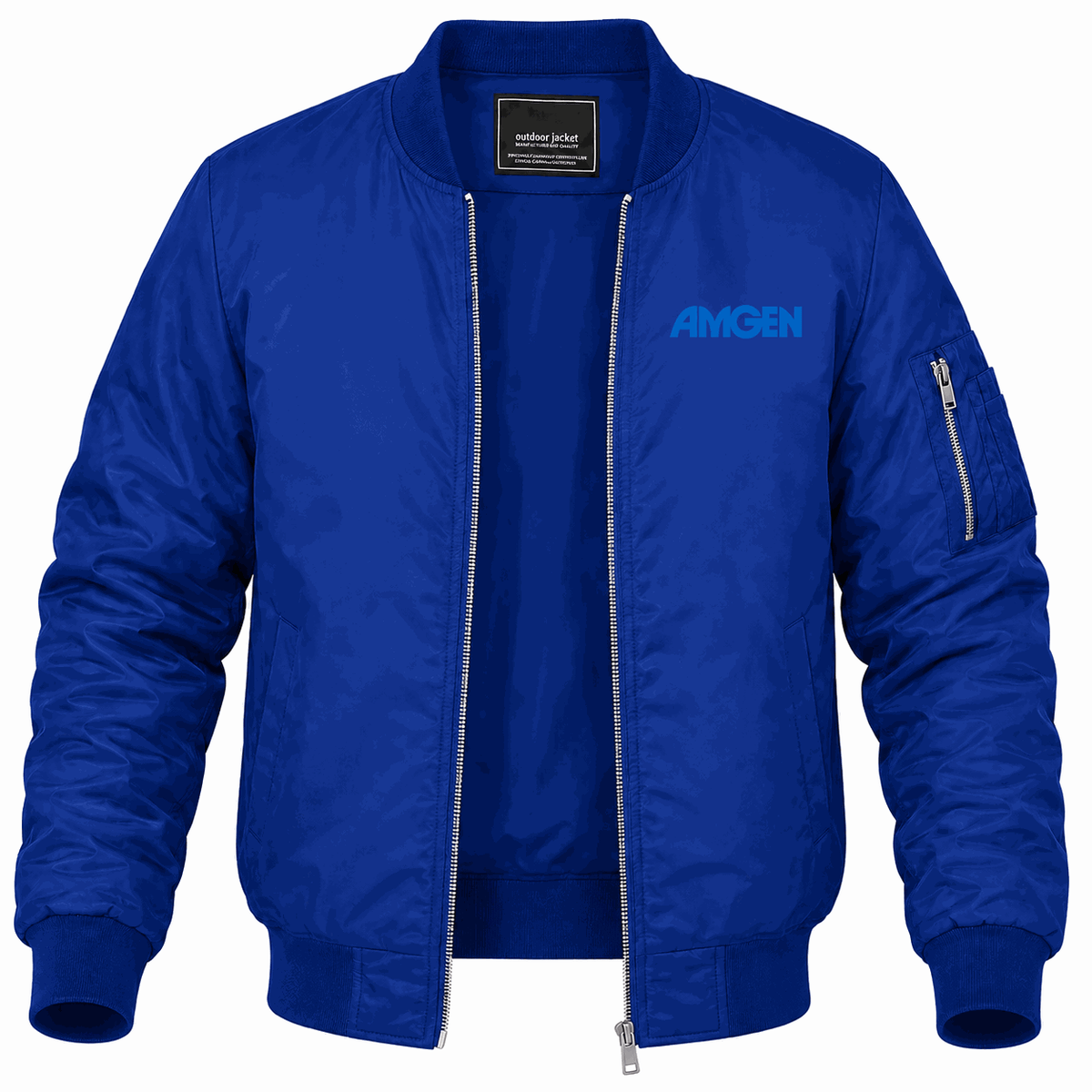 Men's Amgen Lightweight Bomber Jacket - Blue