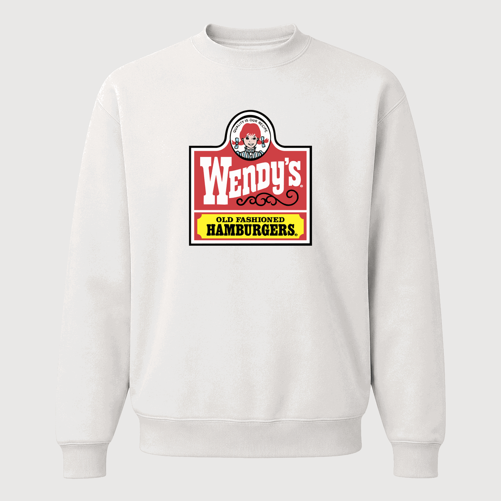 Men's Wendy's Crewneck Sweatshirt - White
