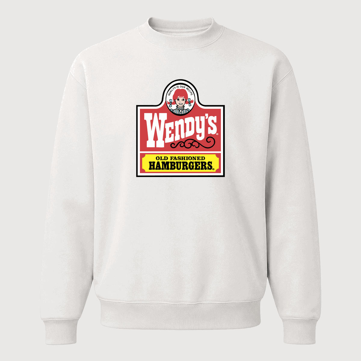 Men's Wendy's Crewneck Sweatshirt - White