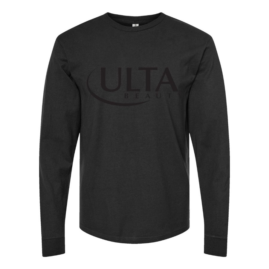 Men's Ulta Beauty Logo Long sleeves Cotton Blend T-Shirt - Black