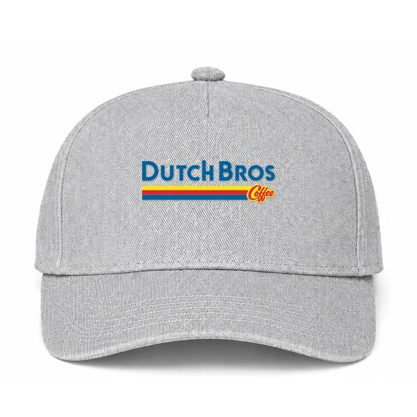 Dutch Bros Coffee Logo Gray Dad Baseball Cap Hat