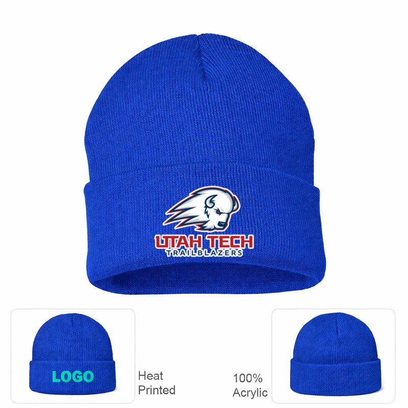 Utah Tech Trailblazers Royal Blue Beanie Hat