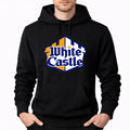 Men's White Castle Pullover Hoodie - Black