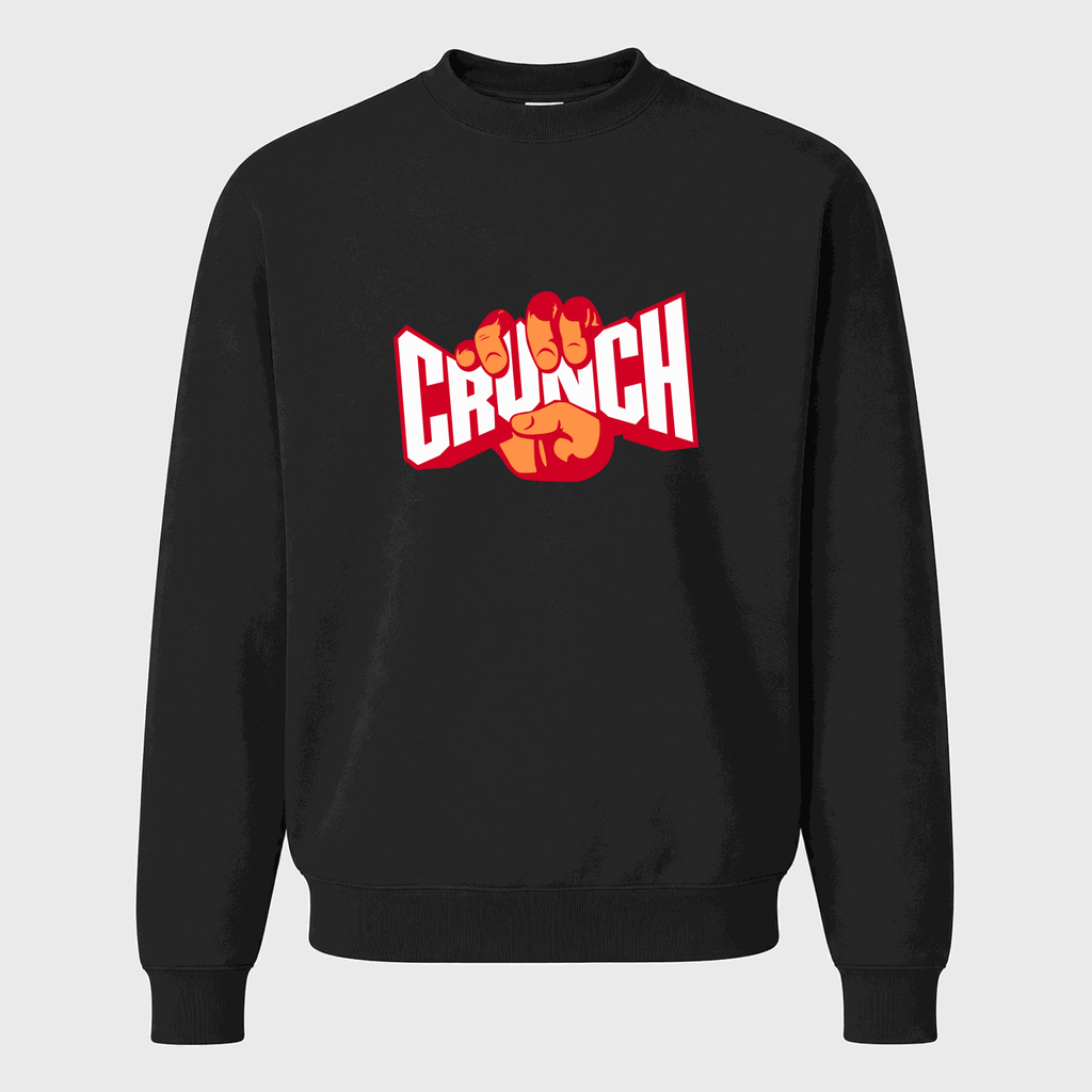 Men's Crunch Fitness Crewneck Sweatshirt - Black