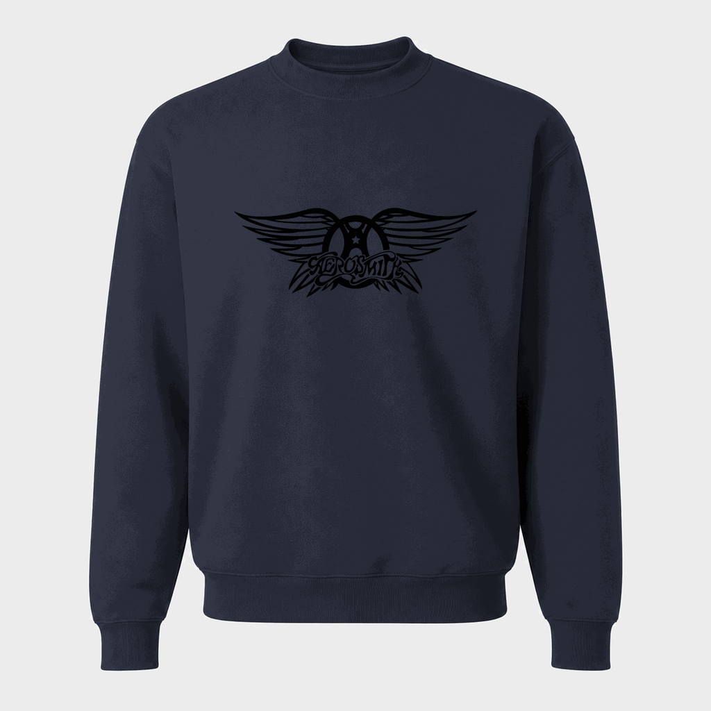 Men's Aerosmith Crewneck Sweatshirt - Navy