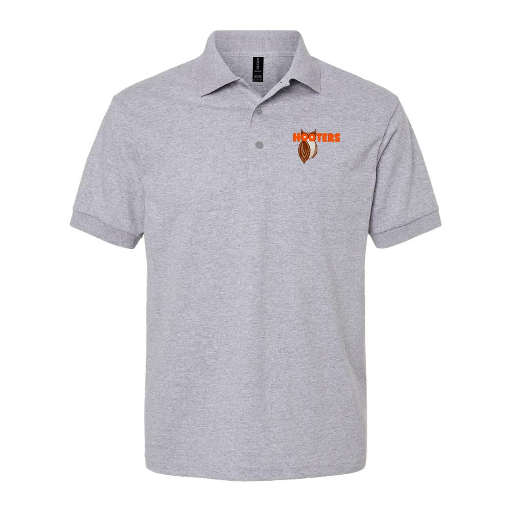 Men's Hooters Dry Blend Polo - Gray