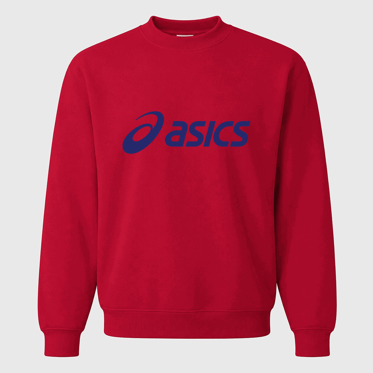 Men's ASICS Crewneck Sweatshirt - Red