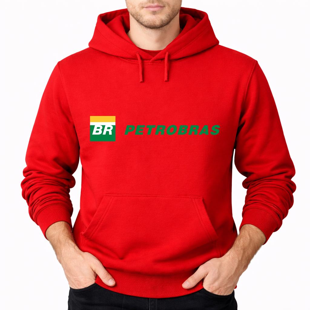 Men's Petrobras Pullover Hoodie - Red