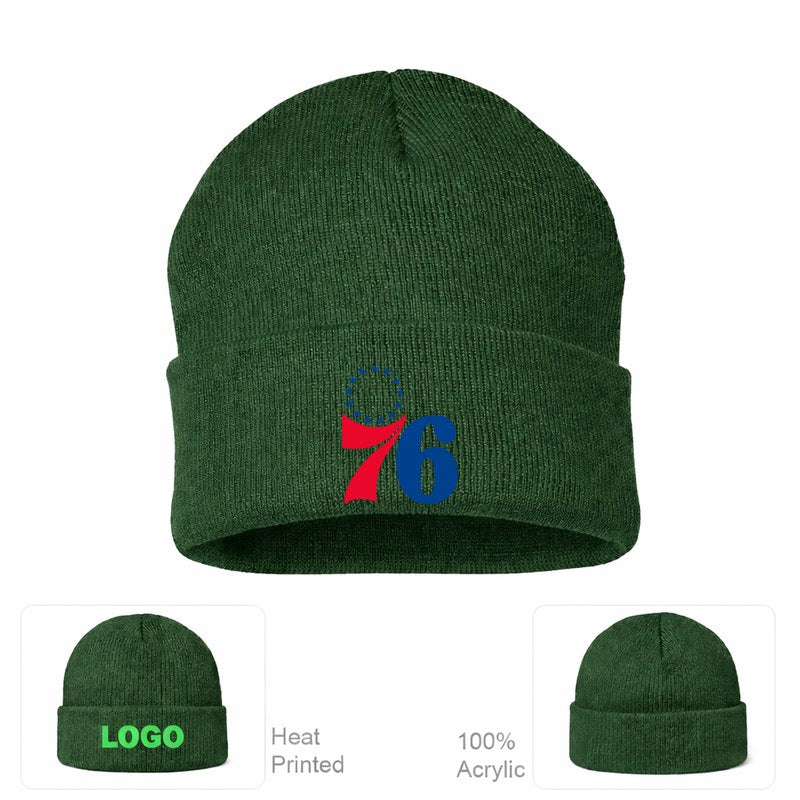 Philadelphia 76ers Forest Green Beanie Hat
