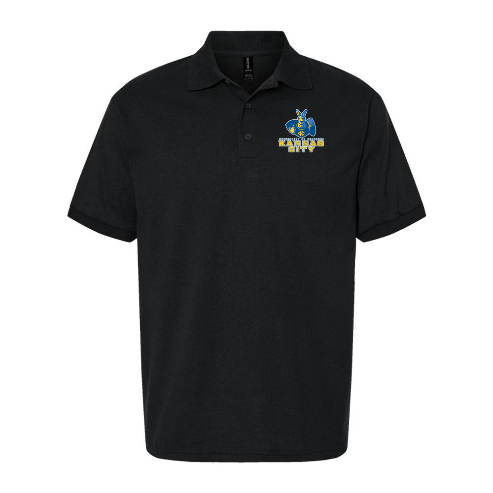 Men's UMKC Kangaroos Dry Blend Polo - Black