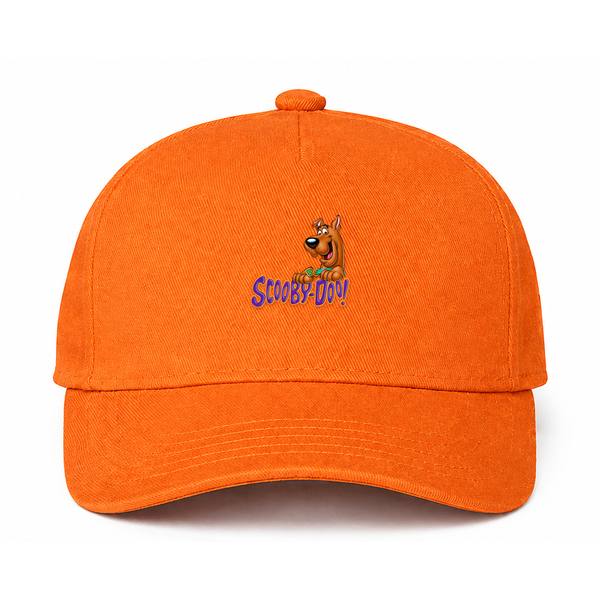 Scooby-Doo Logo Orange Dad Baseball Cap Hat