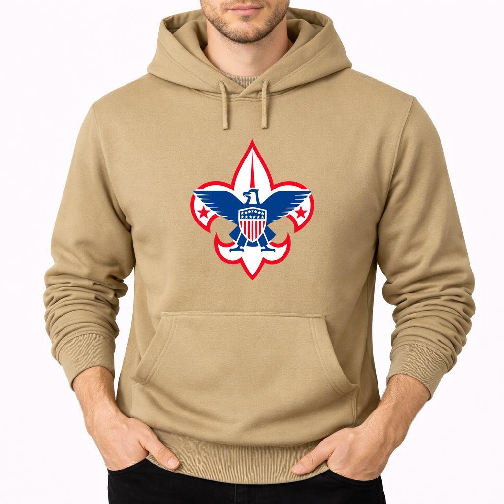 Men's Boy Scouts Pullover Hoodie - Tan