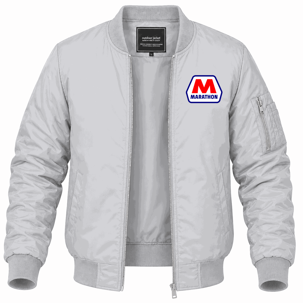 Men's Marathon Lightweight Bomber Jacket - Gray