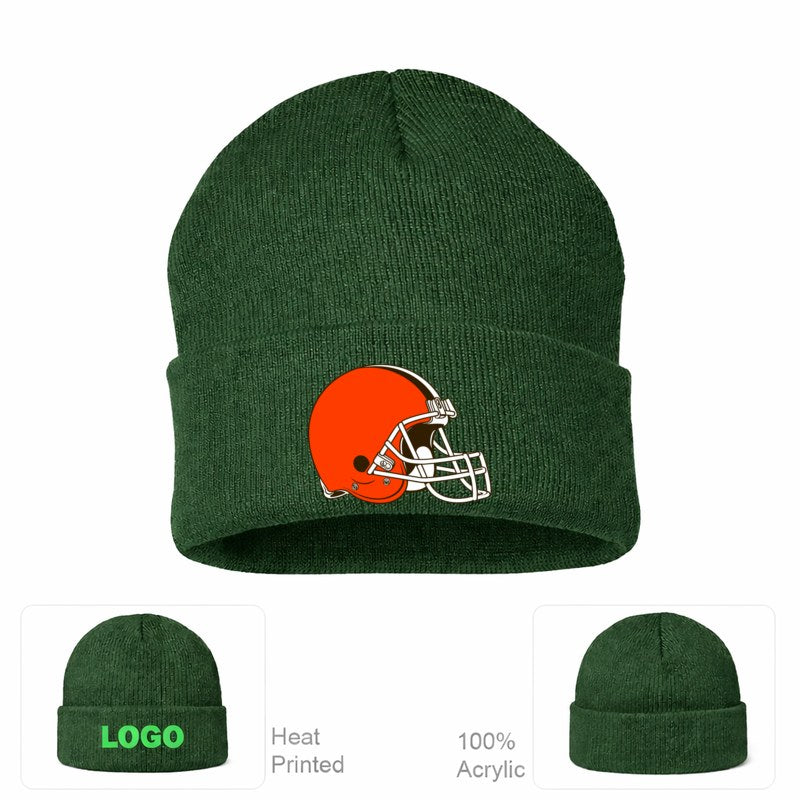 Cleveland Browns Forest Green Beanie Hat