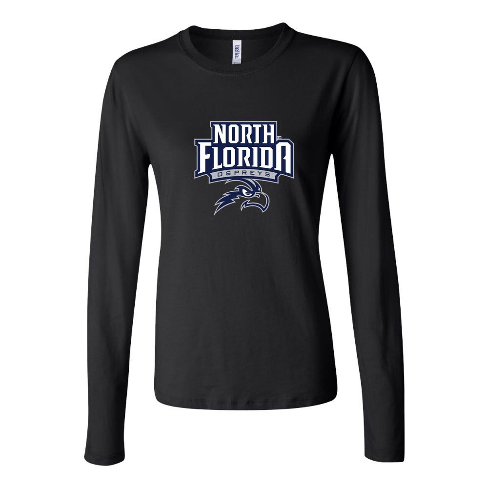 Women's UNF Ospreys Long Sleeve T-Shirt - Black