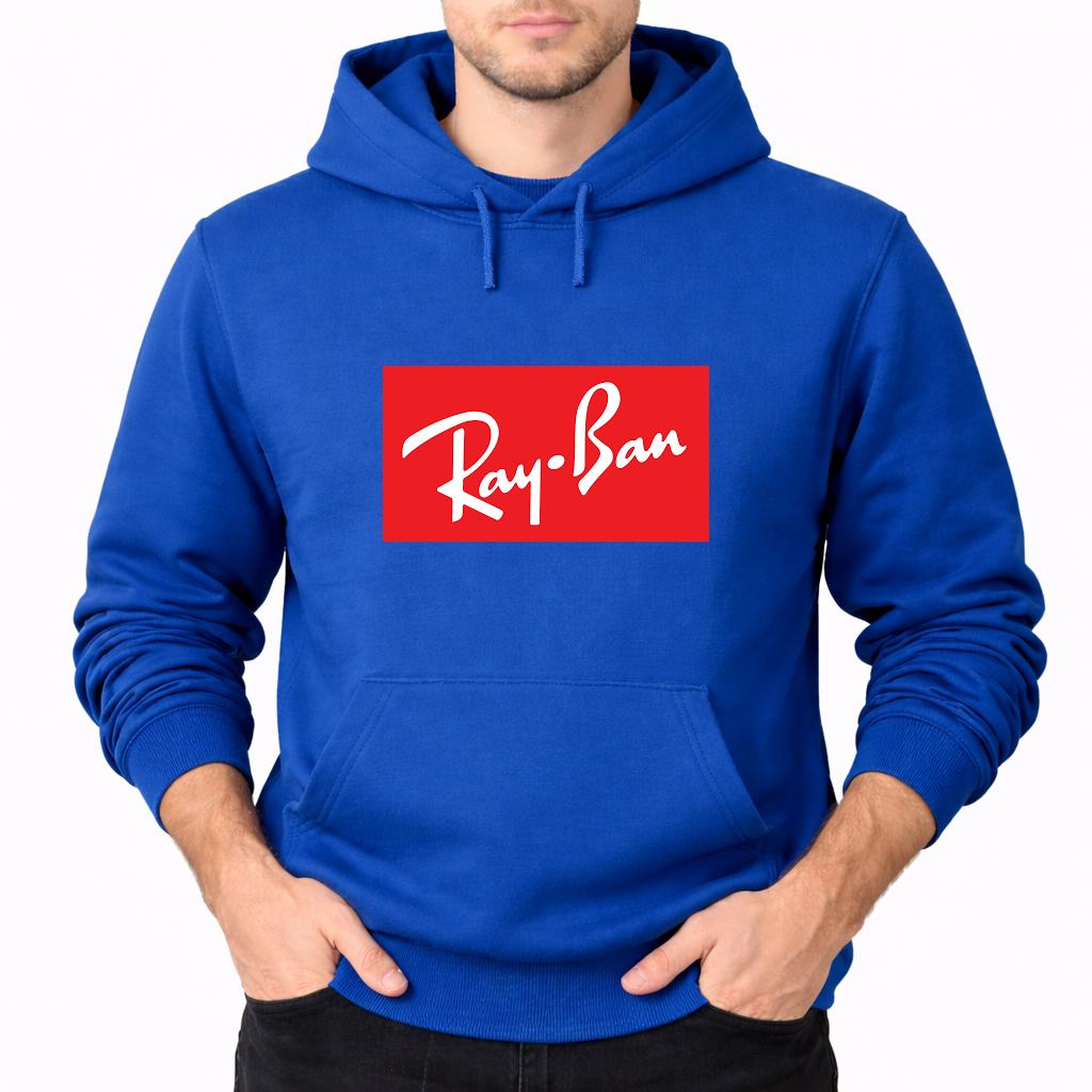 Men's Ray-Ban Pullover Hoodie - Blue