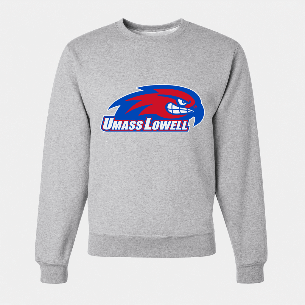 Men's UMass Lowell River Hawks Crewneck Sweatshirt - Gray